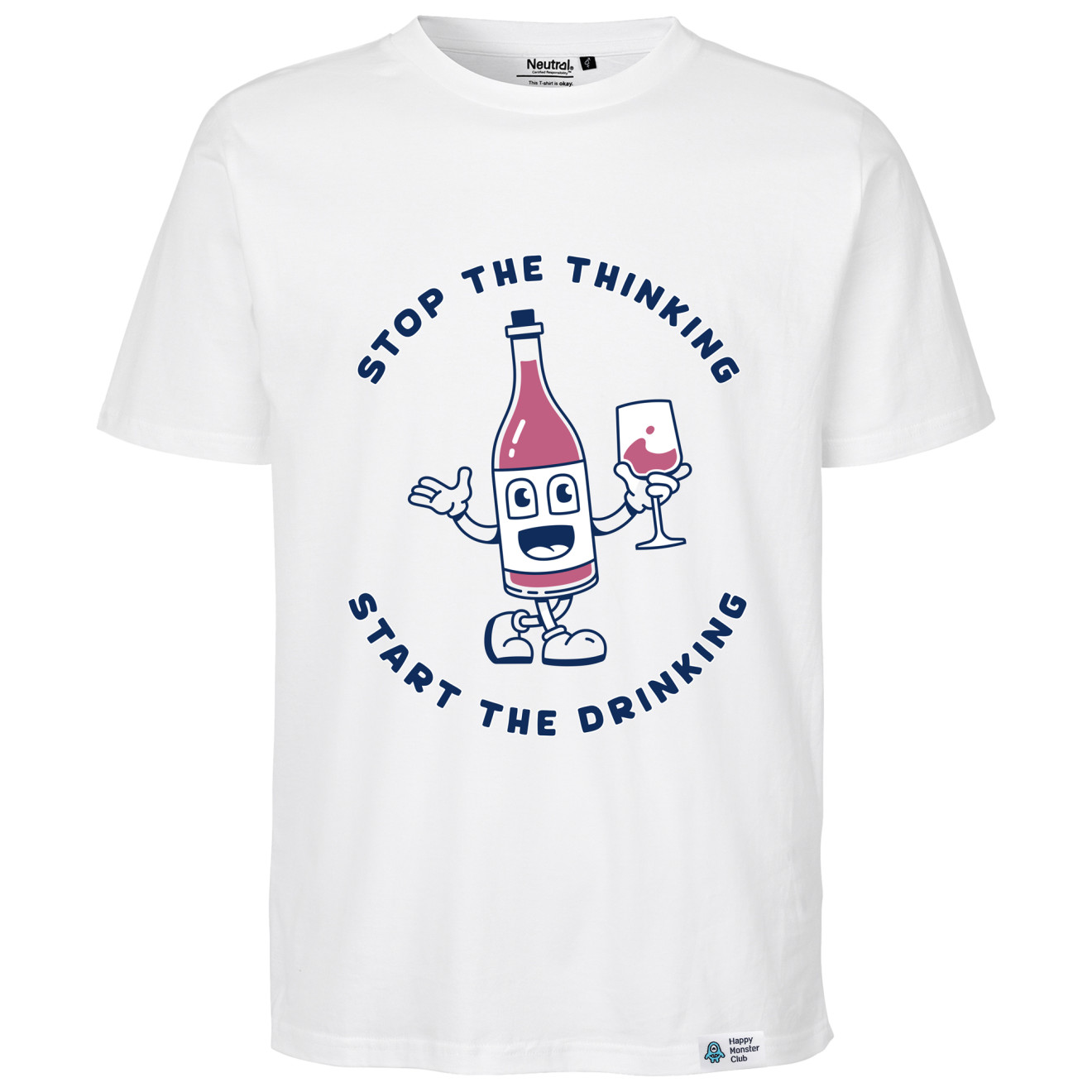 Afbeelding van het product Vino loco, uit de product categorie T-shirts volwassenen